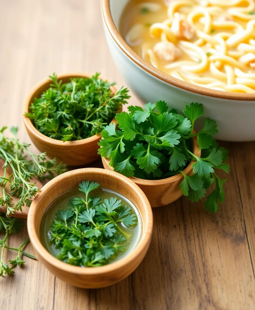 The Classic Chicken Noodle Soup Recipe Everyone Should Know (Perfect for a Rainy Day!) - Herbs and Spices: Elevating the Flavor Profile