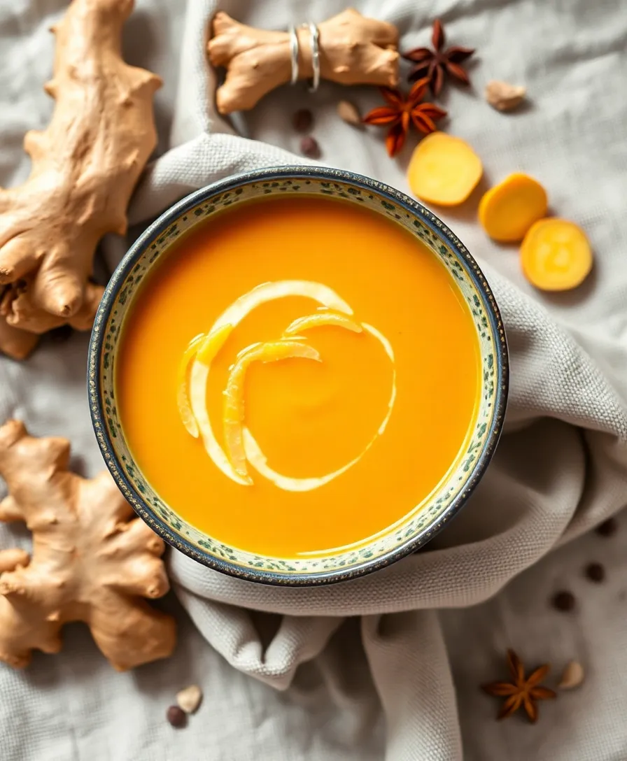 Butternut Squash Soup: Your Ultimate Guide to Creamy Comfort! - 11. Butternut Squash Soup with Ginger