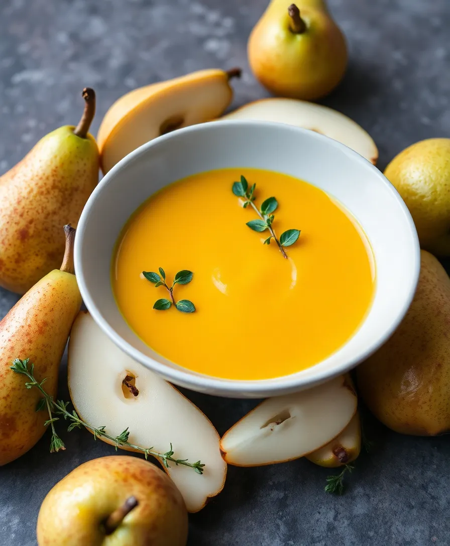 Butternut Squash Soup: Your Ultimate Guide to Creamy Comfort! - 8. Butternut Squash Soup with Pear