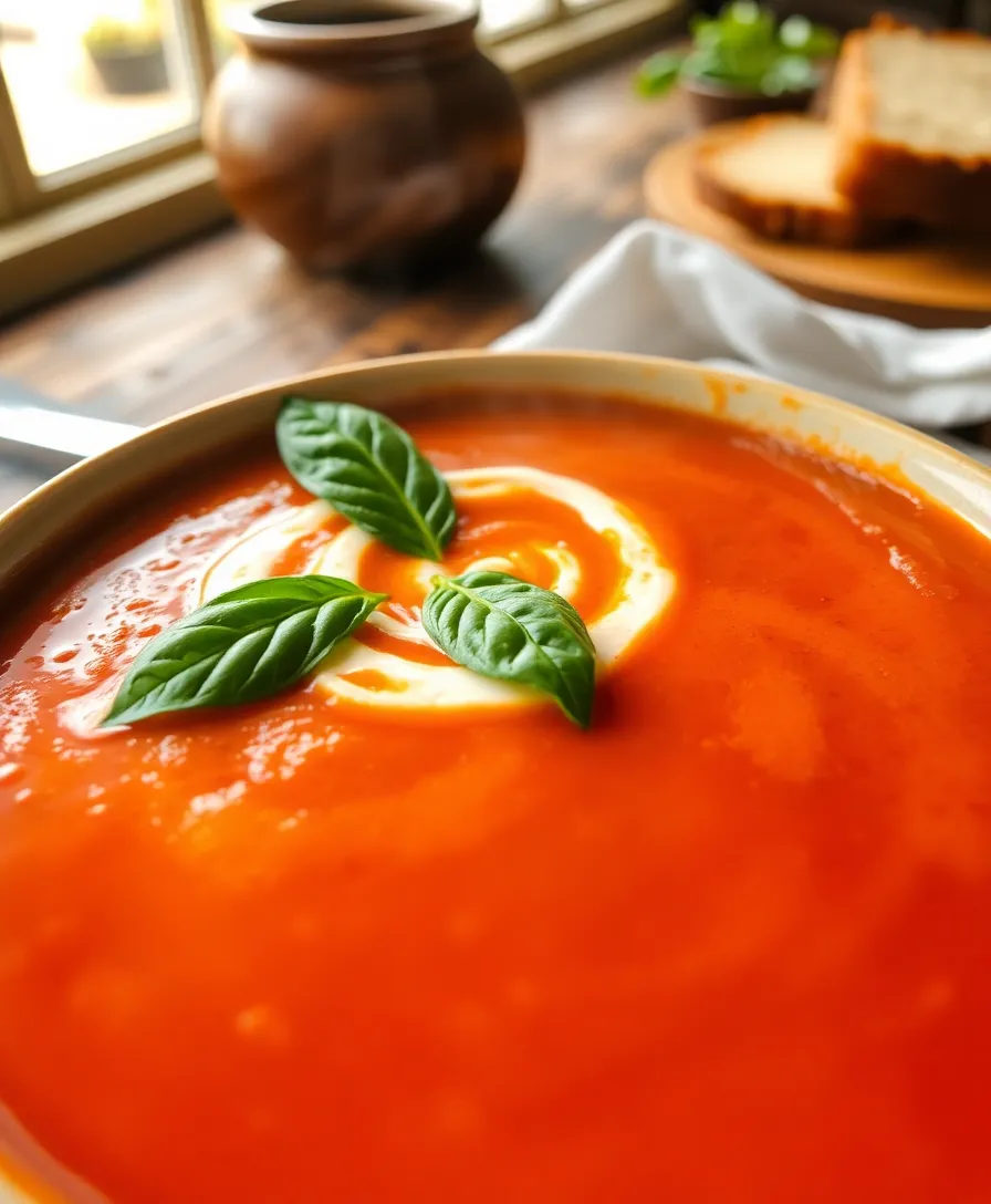 Tomato Basil Soup: The Ultimate Guide to the Easiest and Most Delicious Recipes! - Classic Tomato Basil Soup