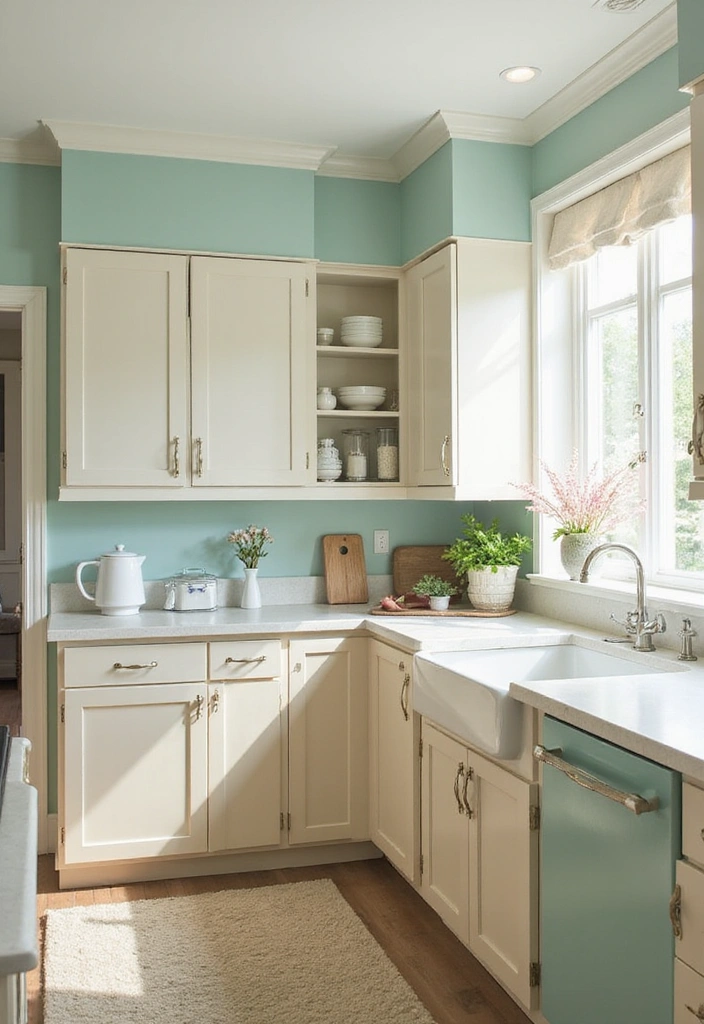 21 Coastal Kitchen Ideas That'll Make You Feel Like You're on Vacation Every Day! - 3. Beach-Inspired Color Palette