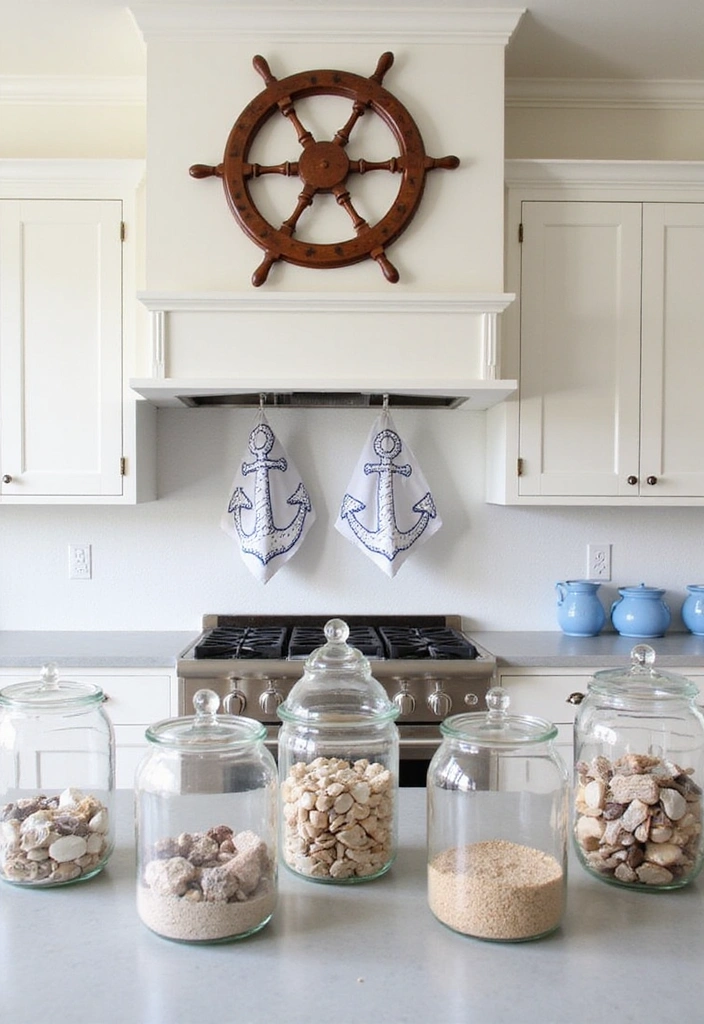 21 Coastal Kitchen Ideas That'll Make You Feel Like You're on Vacation Every Day! - 2. Nautical Accents